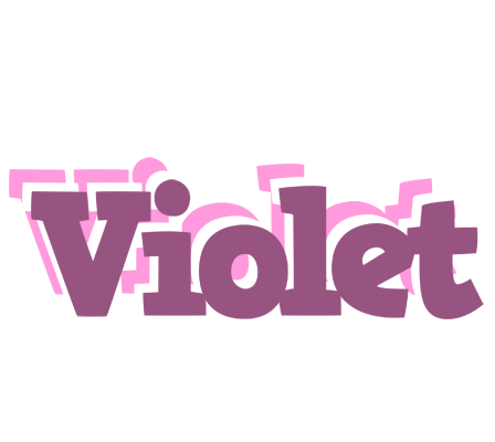 Violet relaxing logo