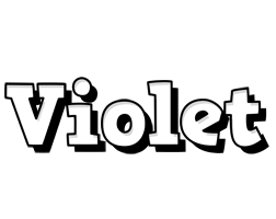 Violet snowing logo