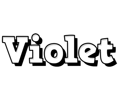 Violet snowing logo