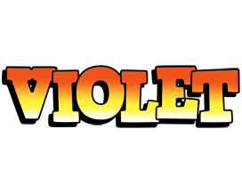Violet sunset logo