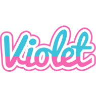 Violet woman logo