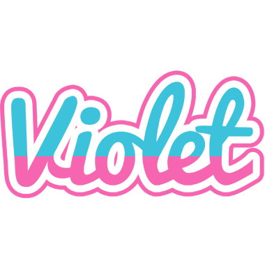 Violet woman logo