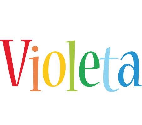 Violeta birthday logo