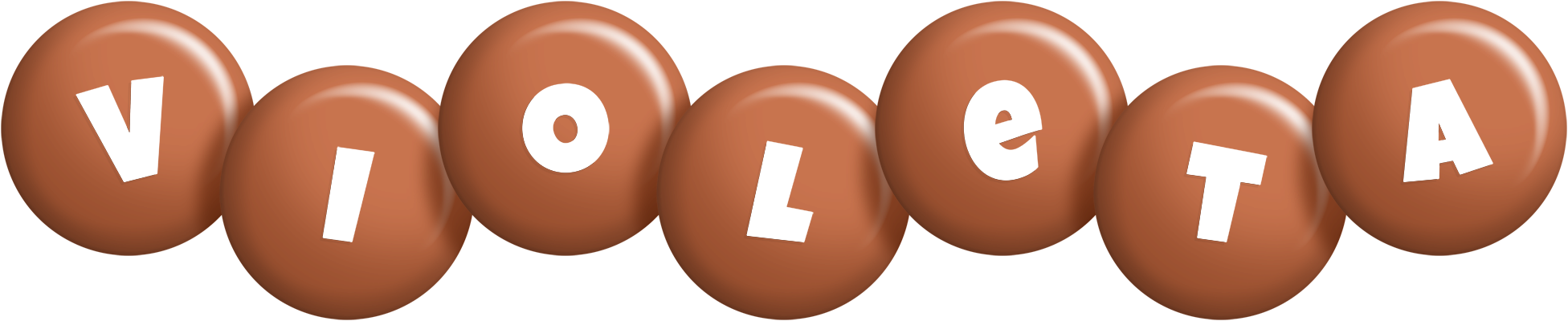 Violeta candy-brown logo
