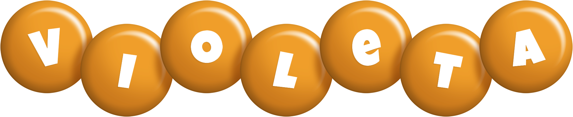 Violeta candy-orange logo