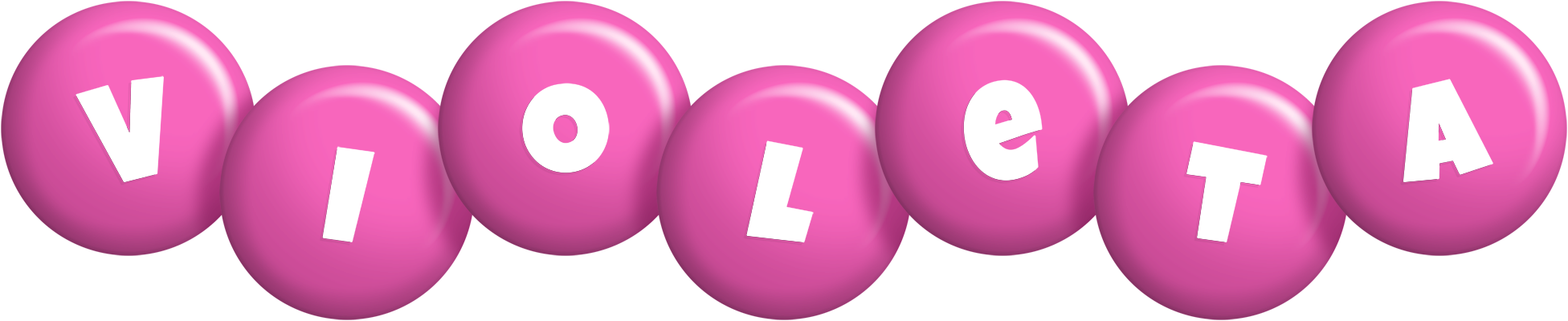 Violeta candy-pink logo