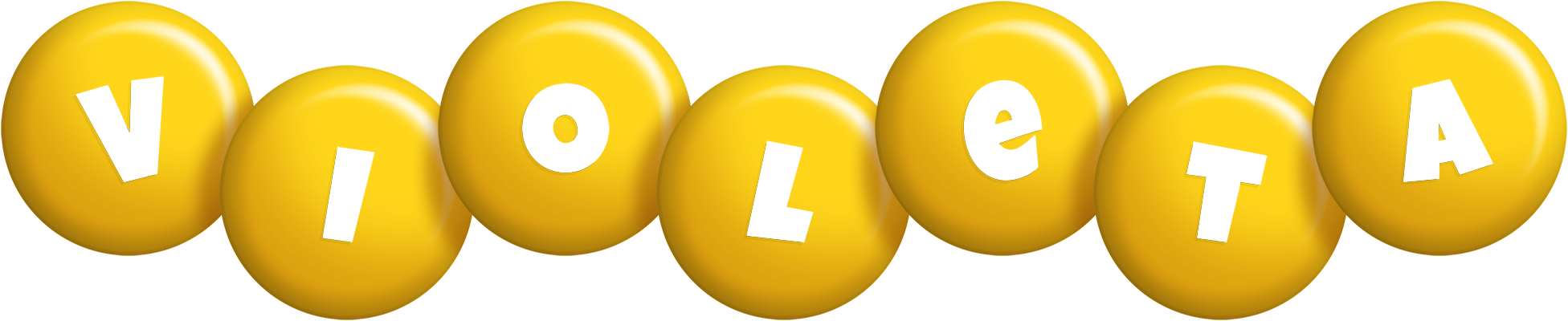 Violeta candy-yellow logo