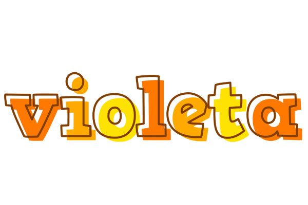Violeta desert logo