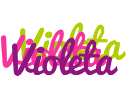 Violeta flowers logo