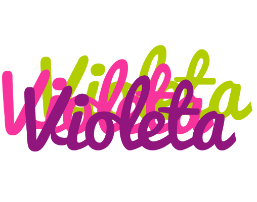 Violeta flowers logo