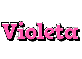 Violeta girlish logo