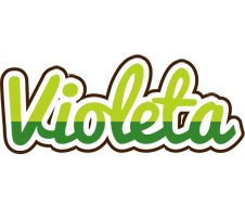 Violeta golfing logo