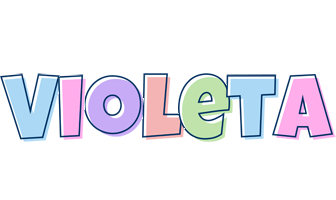 Violeta pastel logo