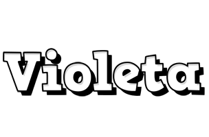 Violeta snowing logo