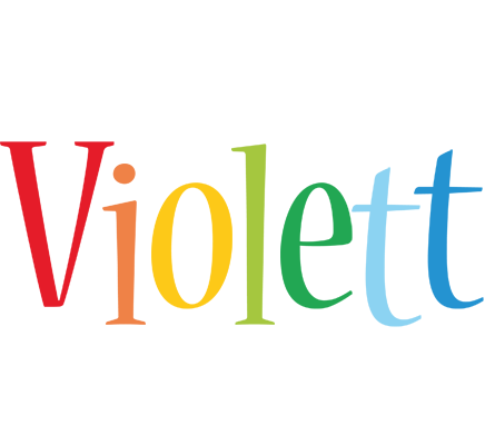 Violett birthday logo