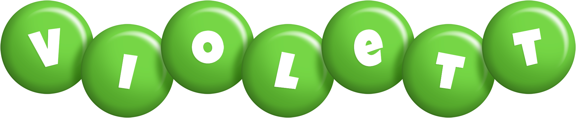Violett candy-green logo