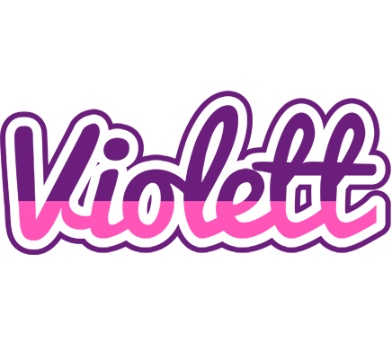 Violett cheerful logo