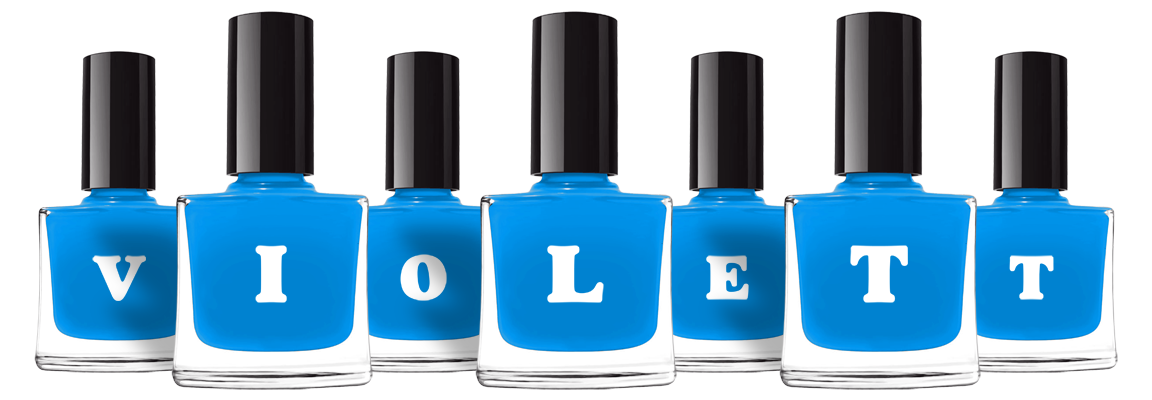 Violett glossy logo