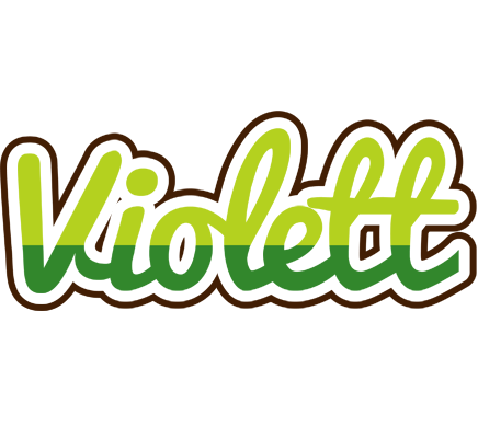 Violett golfing logo