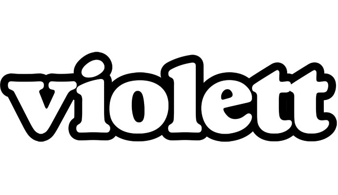 Violett panda logo