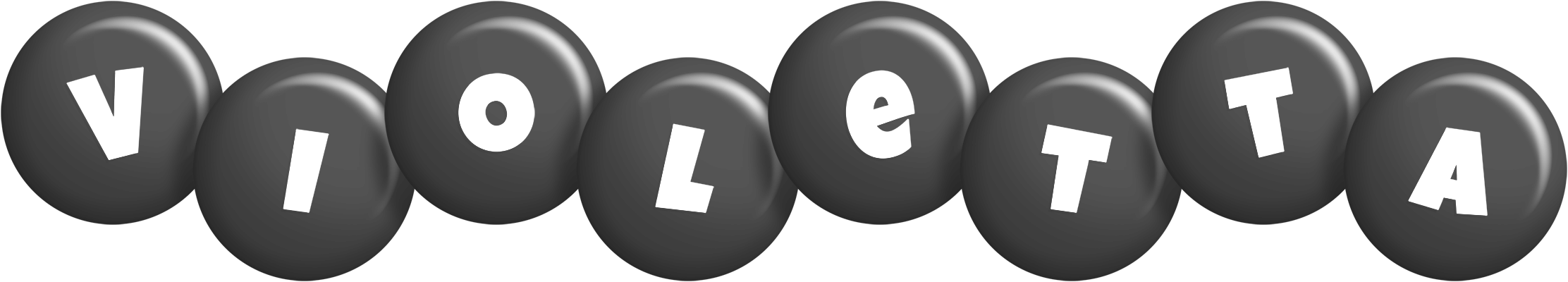 Violetta candy-black logo