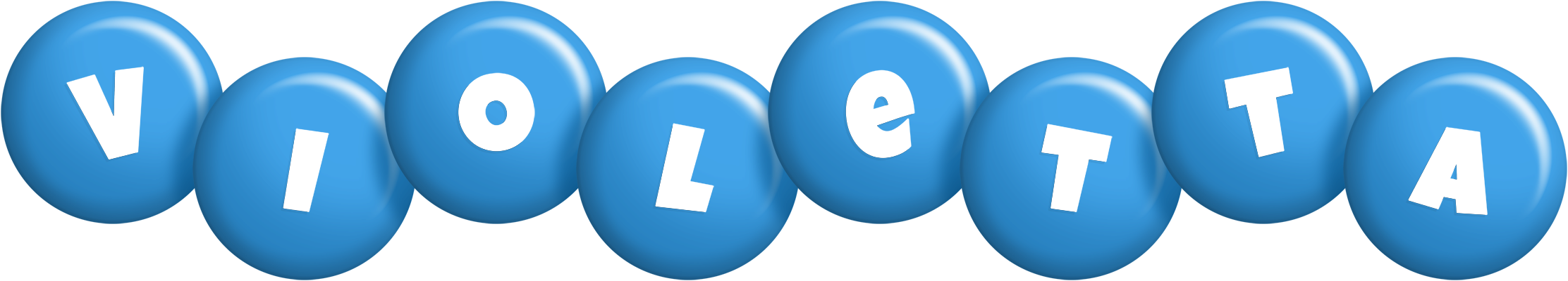 Violetta candy-blue logo