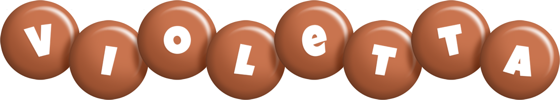 Violetta candy-brown logo