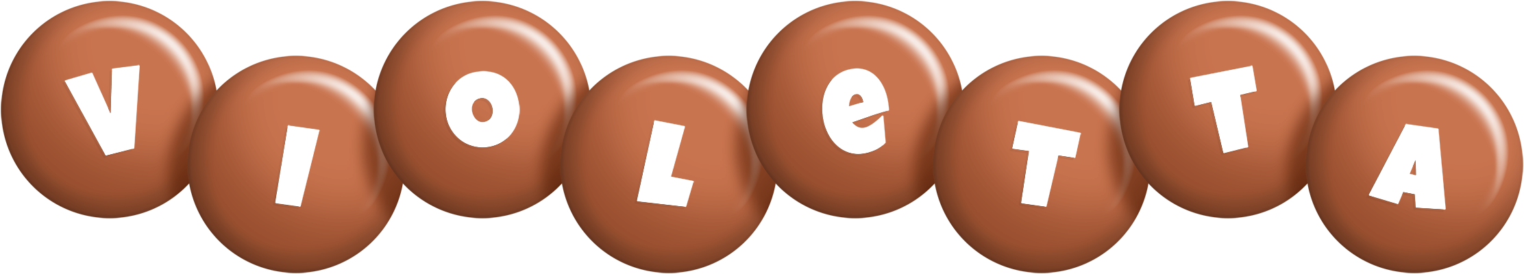 Violetta candy-brown logo