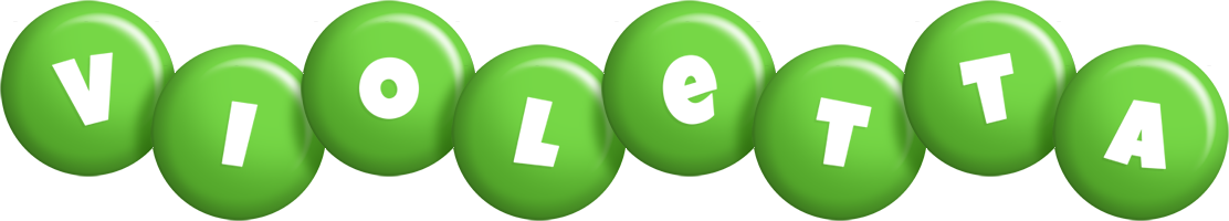 Violetta candy-green logo