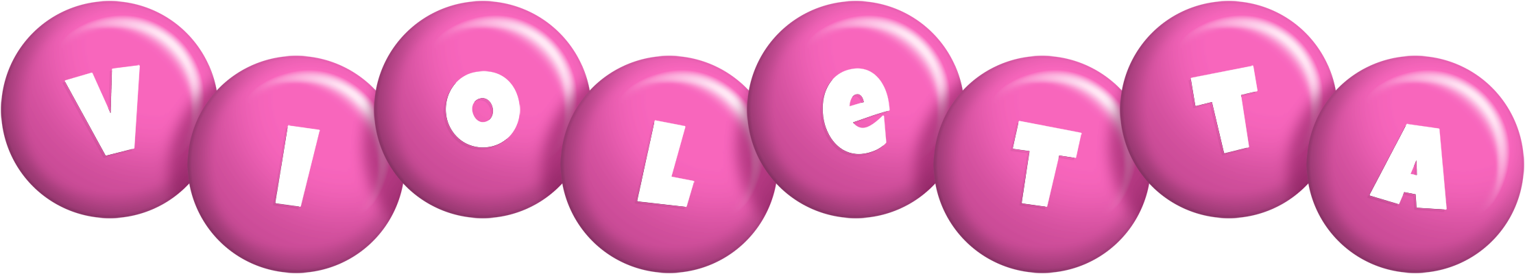 Violetta candy-pink logo