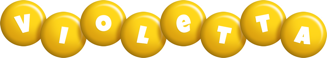 Violetta candy-yellow logo