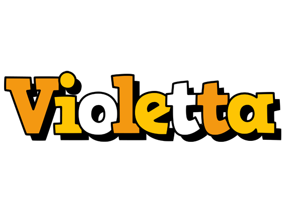 Violetta cartoon logo