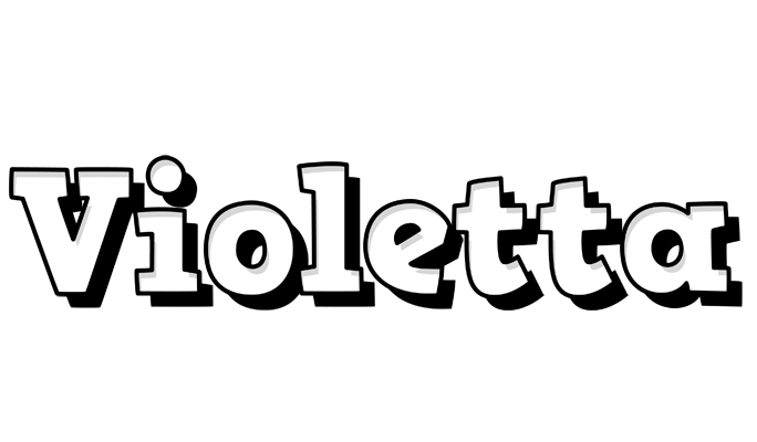 Violetta snowing logo