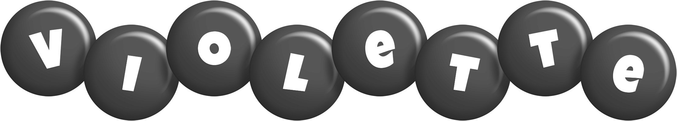 Violette candy-black logo