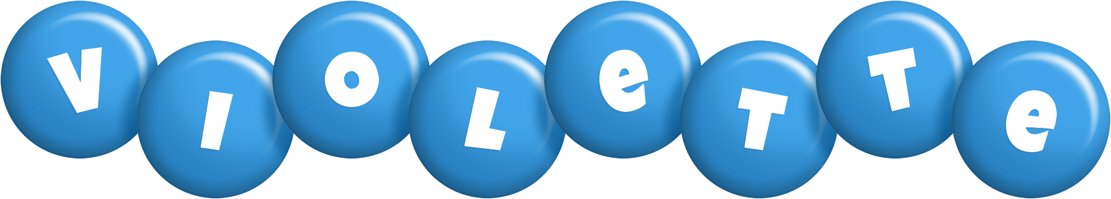 Violette candy-blue logo