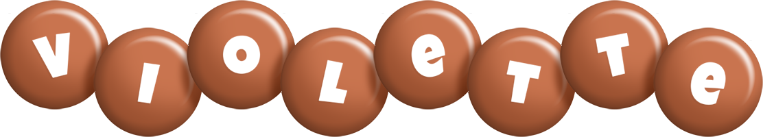 Violette candy-brown logo