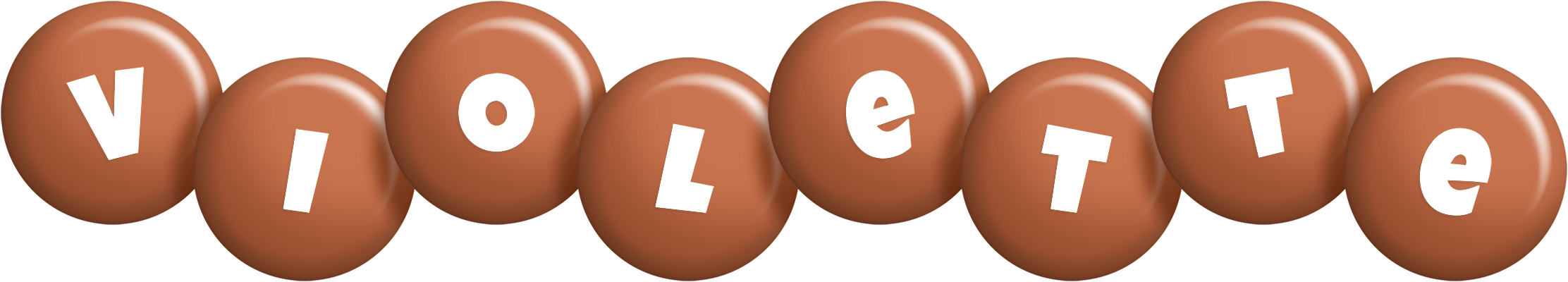 Violette candy-brown logo