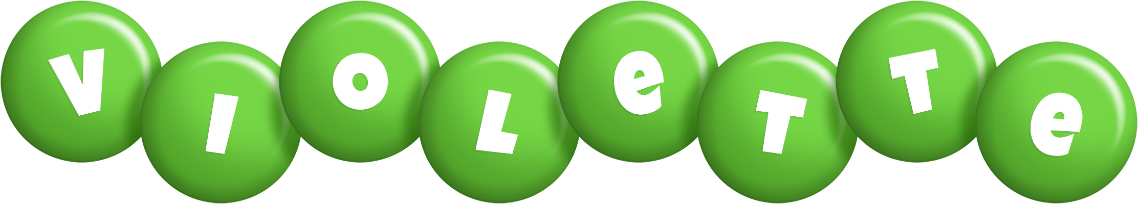 Violette candy-green logo