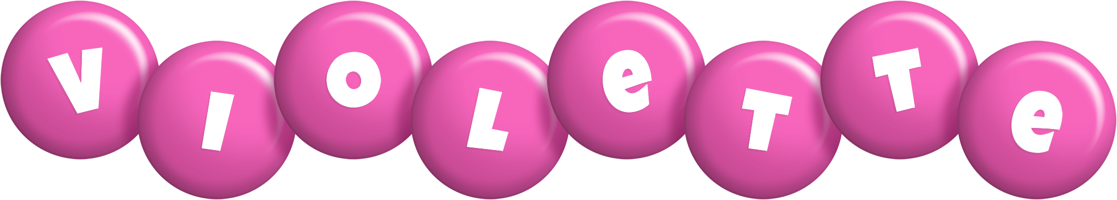 Violette candy-pink logo