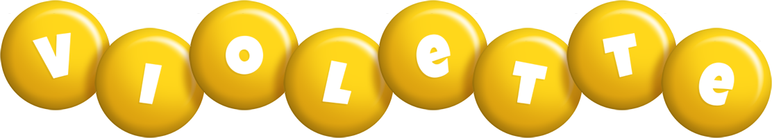Violette candy-yellow logo