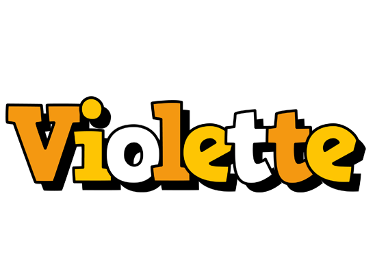 Violette cartoon logo