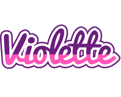 Violette cheerful logo