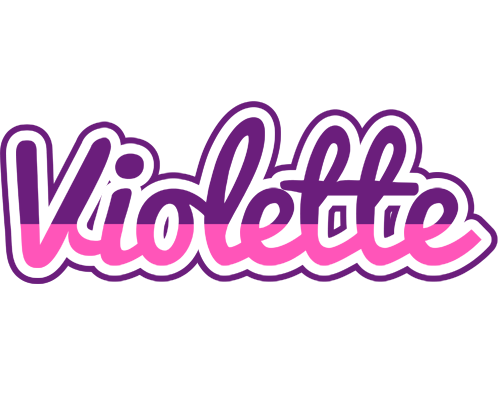 Violette cheerful logo