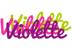 Violette flowers logo