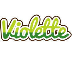 Violette golfing logo