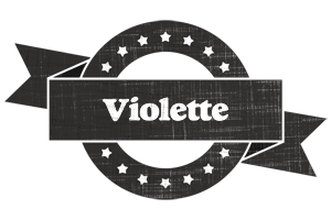 Violette grunge logo