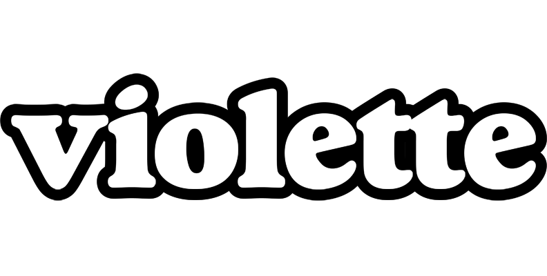 Violette panda logo