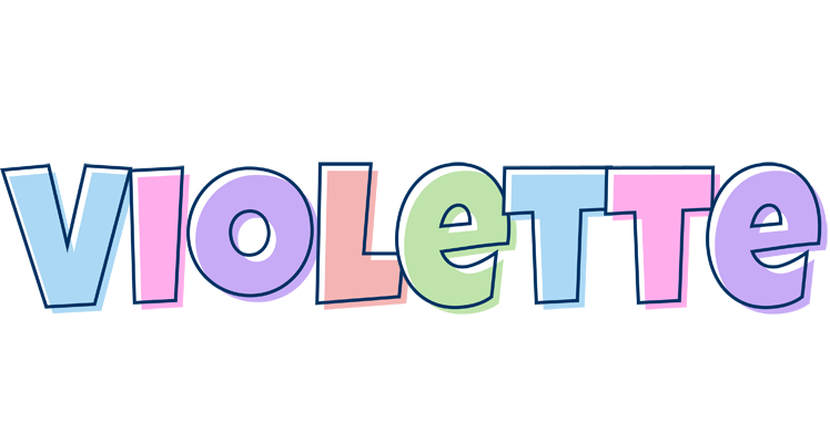 Violette pastel logo