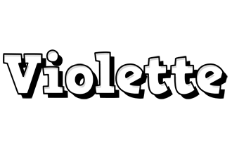 Violette snowing logo
