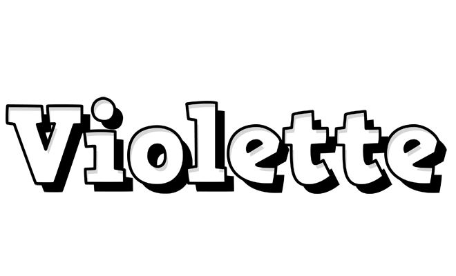 Violette snowing logo